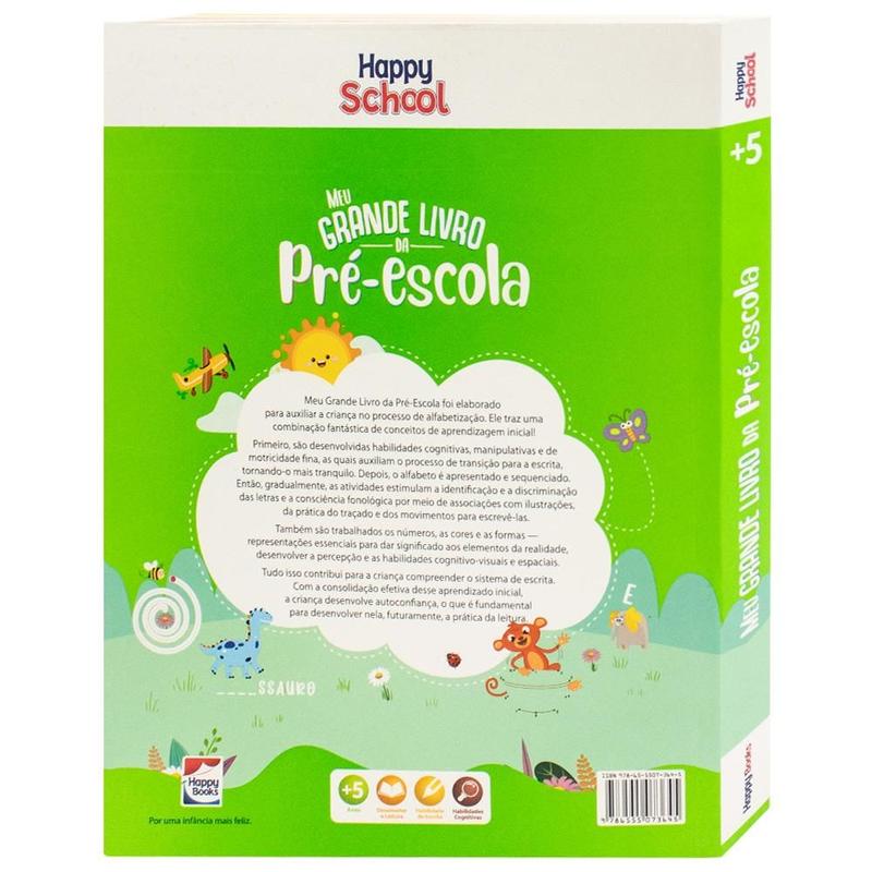 Livro - Happy School Cartilha de Alfabetização: Pré-Escola